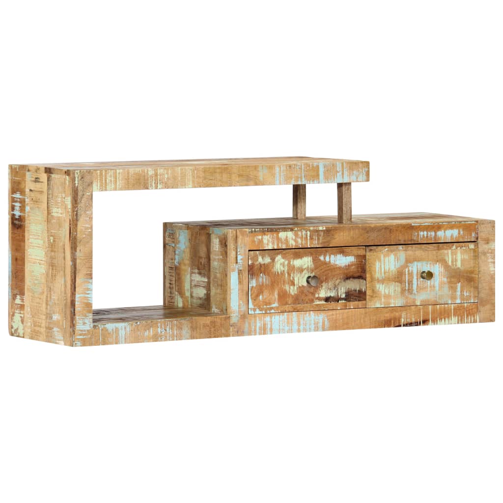 vidaXL TV skrinka 120x30x40 cm, recyklovaný masív