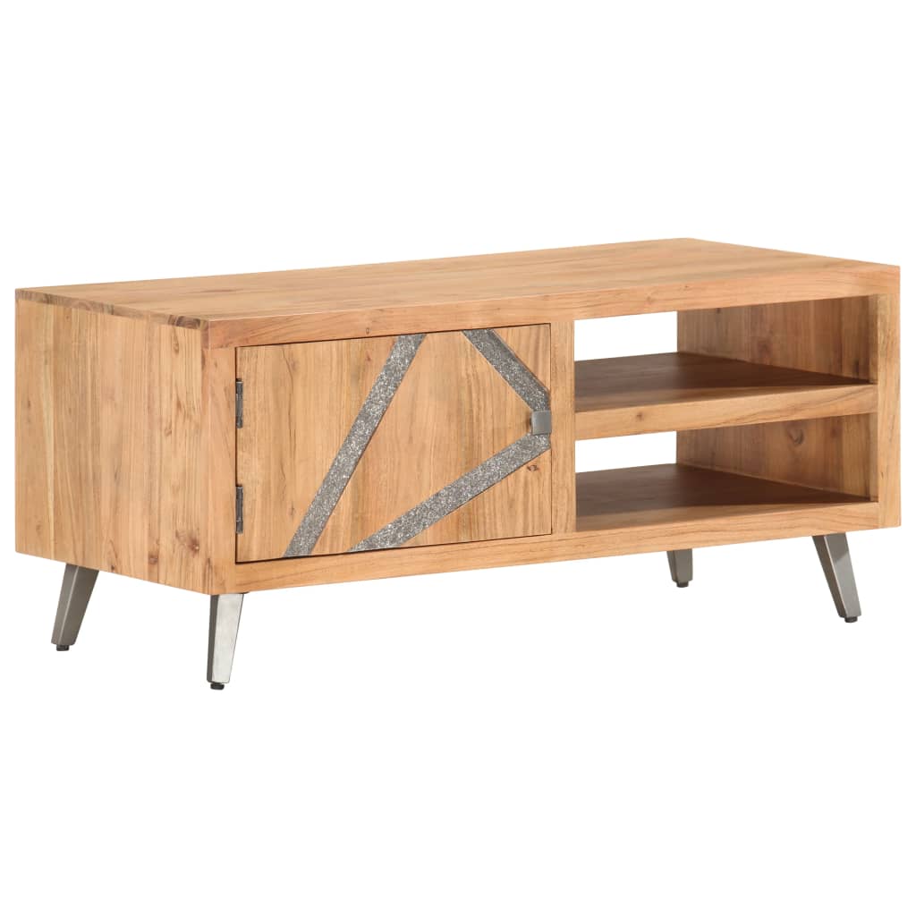 vidaXL Konferenčný stolík 90x45x40 cm akáciový masív