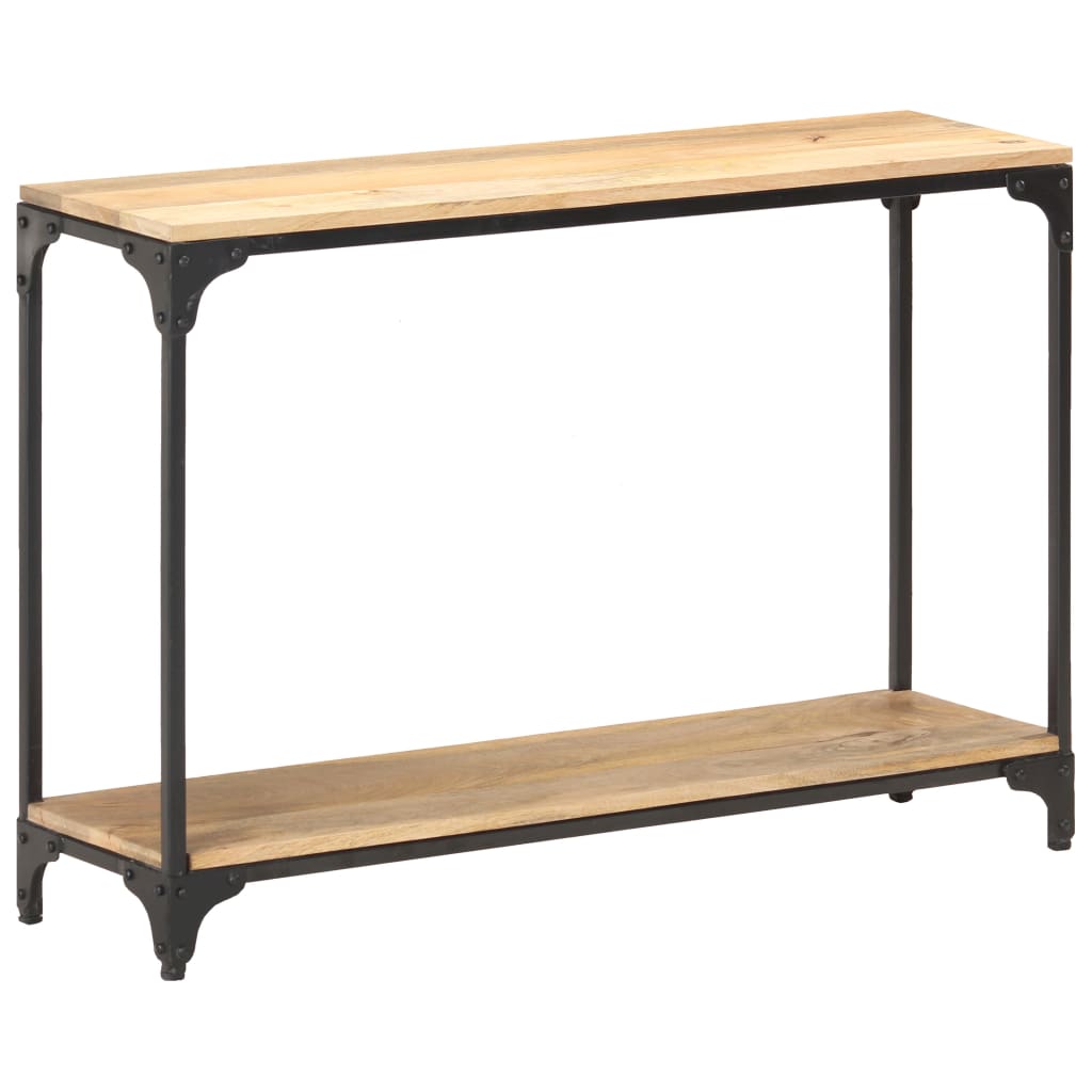 vidaXL Konzolový stolík 110x30x75 cm masívne mangoníkové drevo