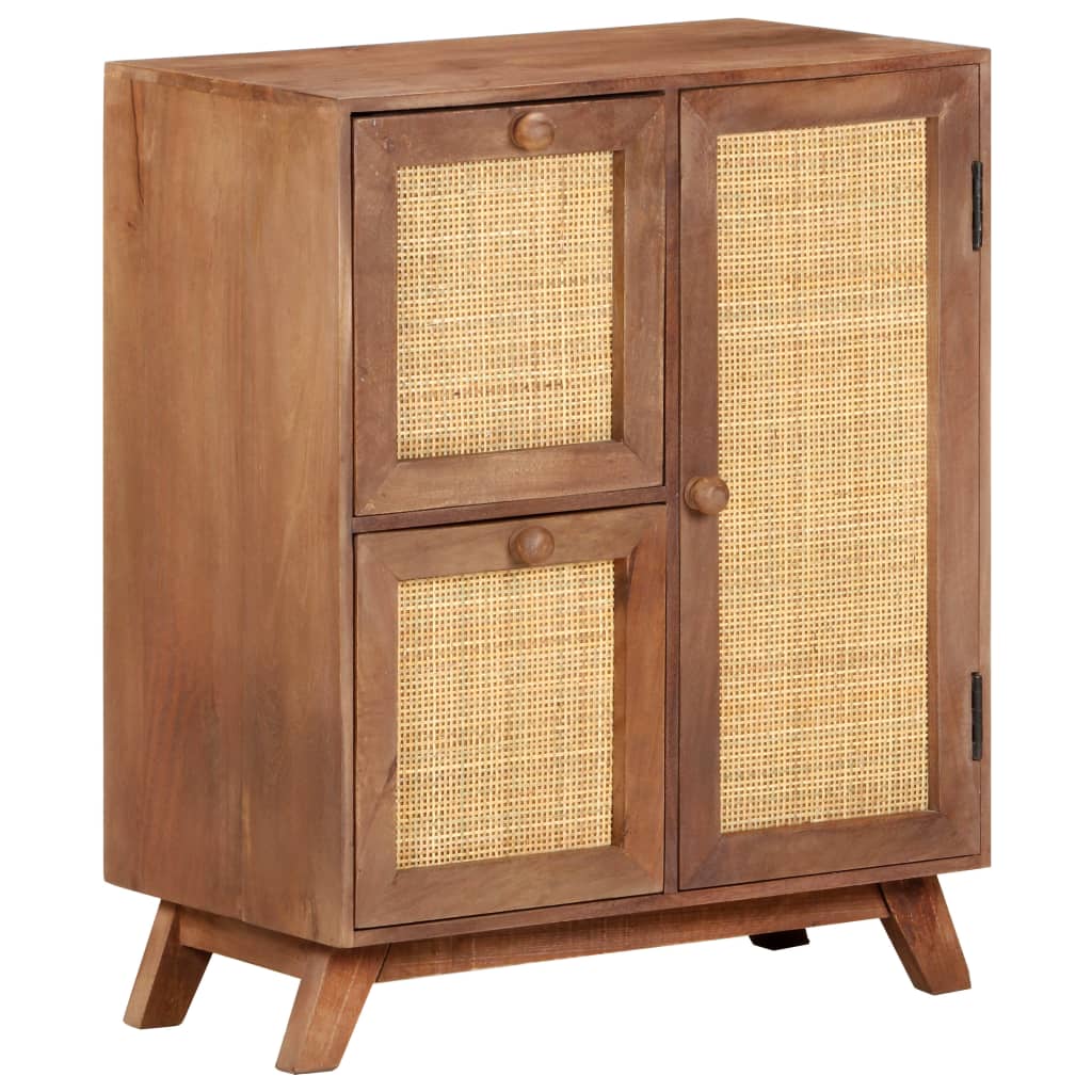 vidaXL Komoda 60x35x75 cm masívne mangovníkové drevo