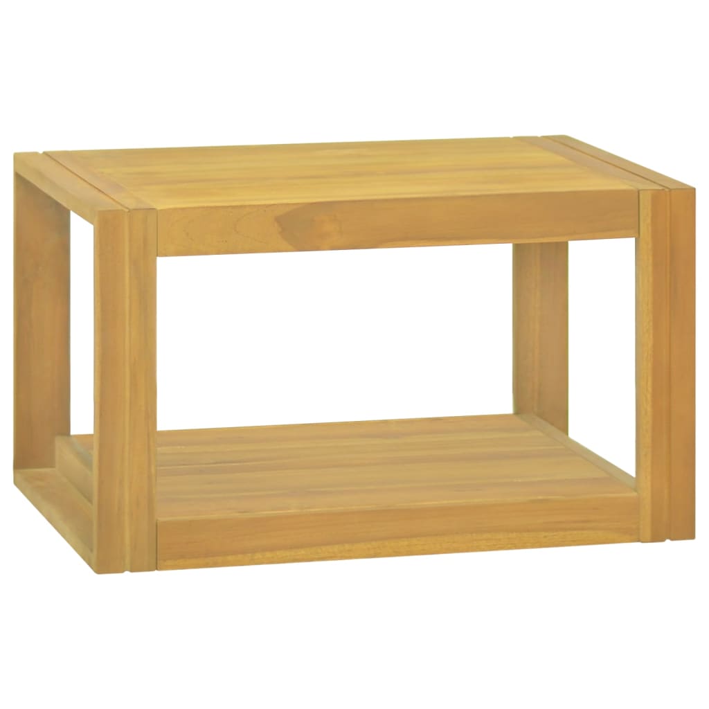 vidaXL Nástenná kúpeľňová skrinka 60x45x35 cm masívne teakové drevo