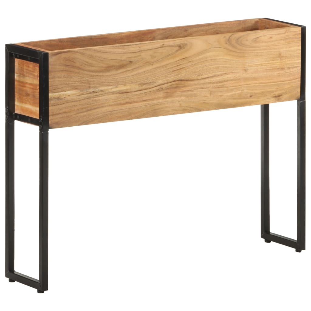 vidaXL Kvetináč 90x20x68 cm masívne akáciové drevo