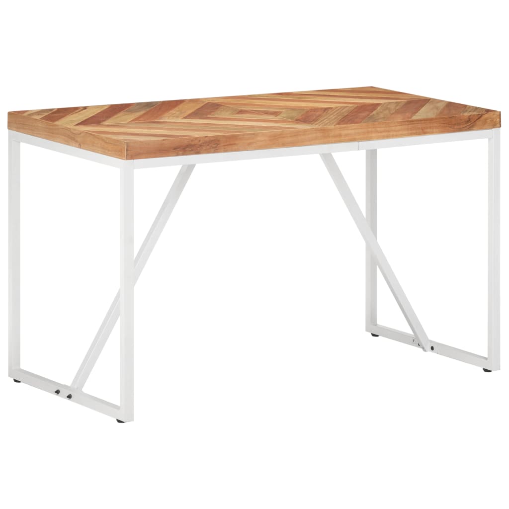 vidaXL Jedálenský stôl 120x60x76 cm akáciový a mangovníkový masív