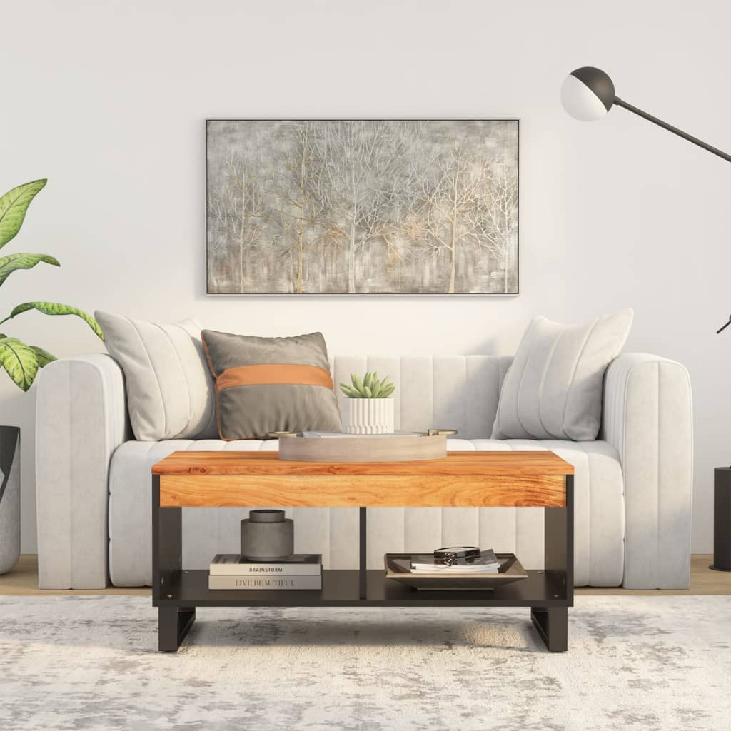 vidaXL Konferenčný stolík 90x50x40 cm masívne akáciové drevo