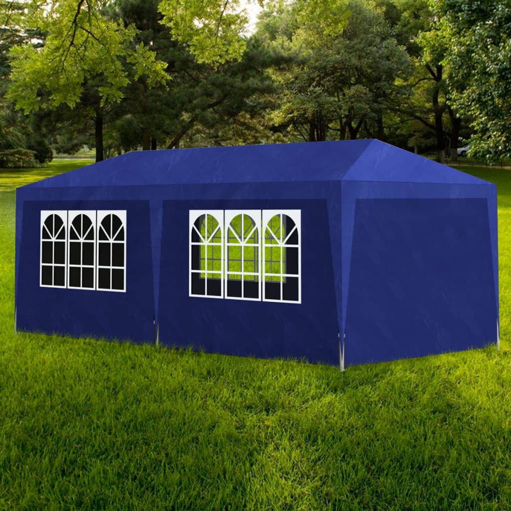 vidaXL Párty stan 3x6 m, modrý