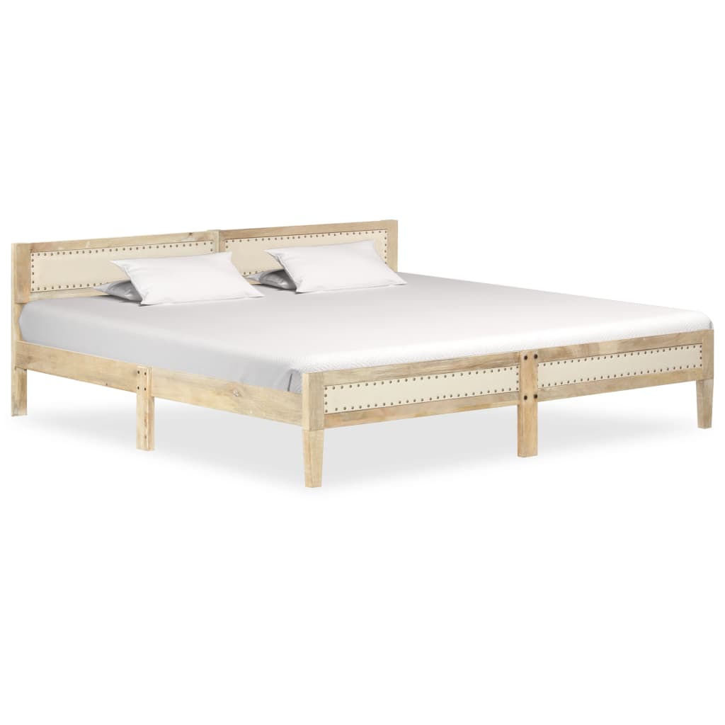 vidaXL Posteľný rám, mangový masív 200 cm