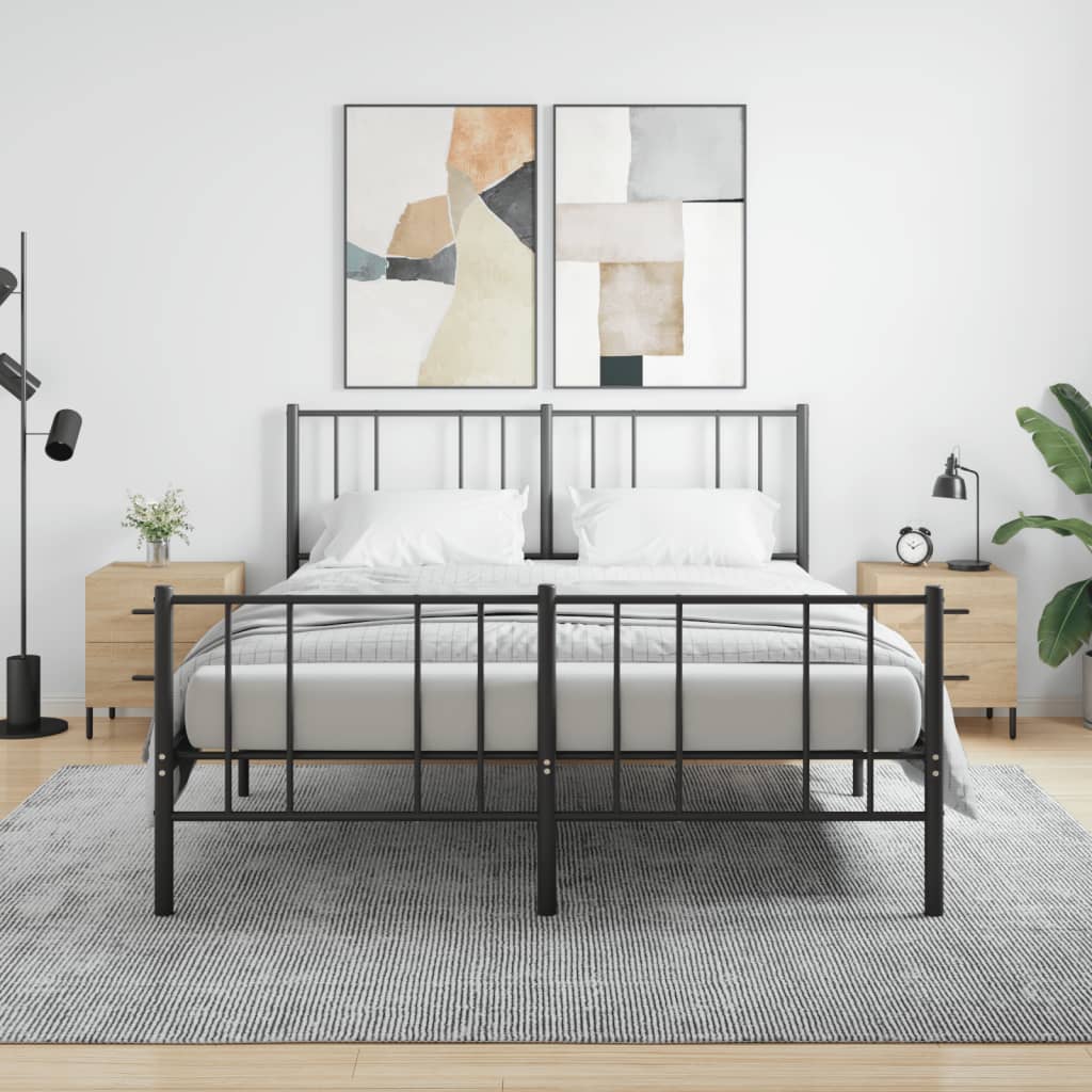 vidaXL Nočné stolíky 2 ks dub sonoma 40x35x47,5 cm kompozitné drevo