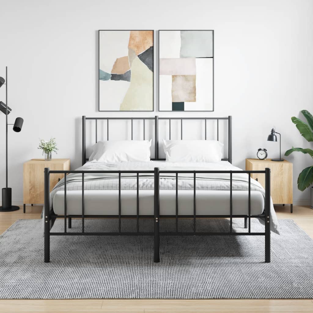 vidaXL Nočné stolíky 2 ks dub sonoma 40x40x50 cm kompozitné drevo
