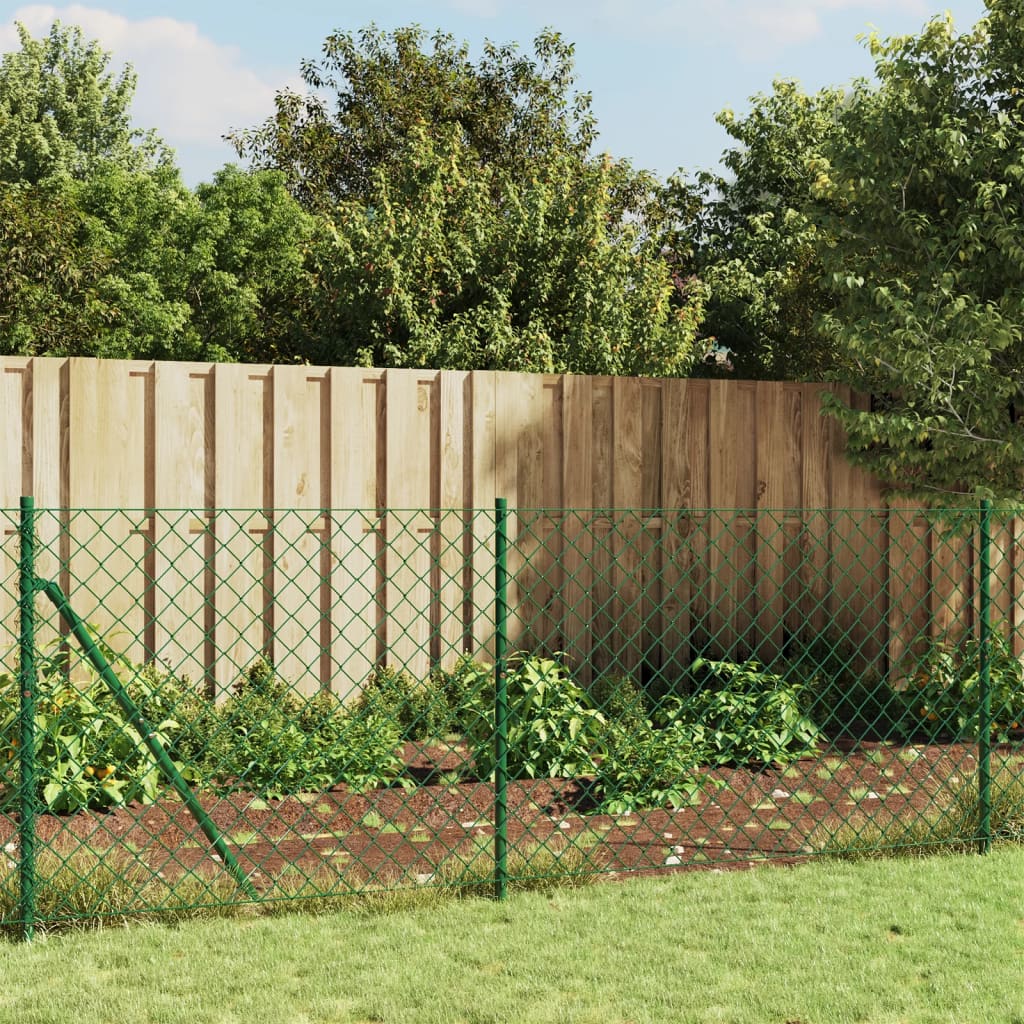 vidaXL Drôtené pletivo 1x25 m zelené