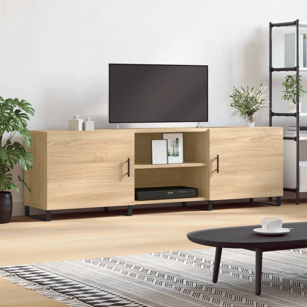 vidaXL TV skrinka dub sonoma 150x30x50 cm kompozitné drevo