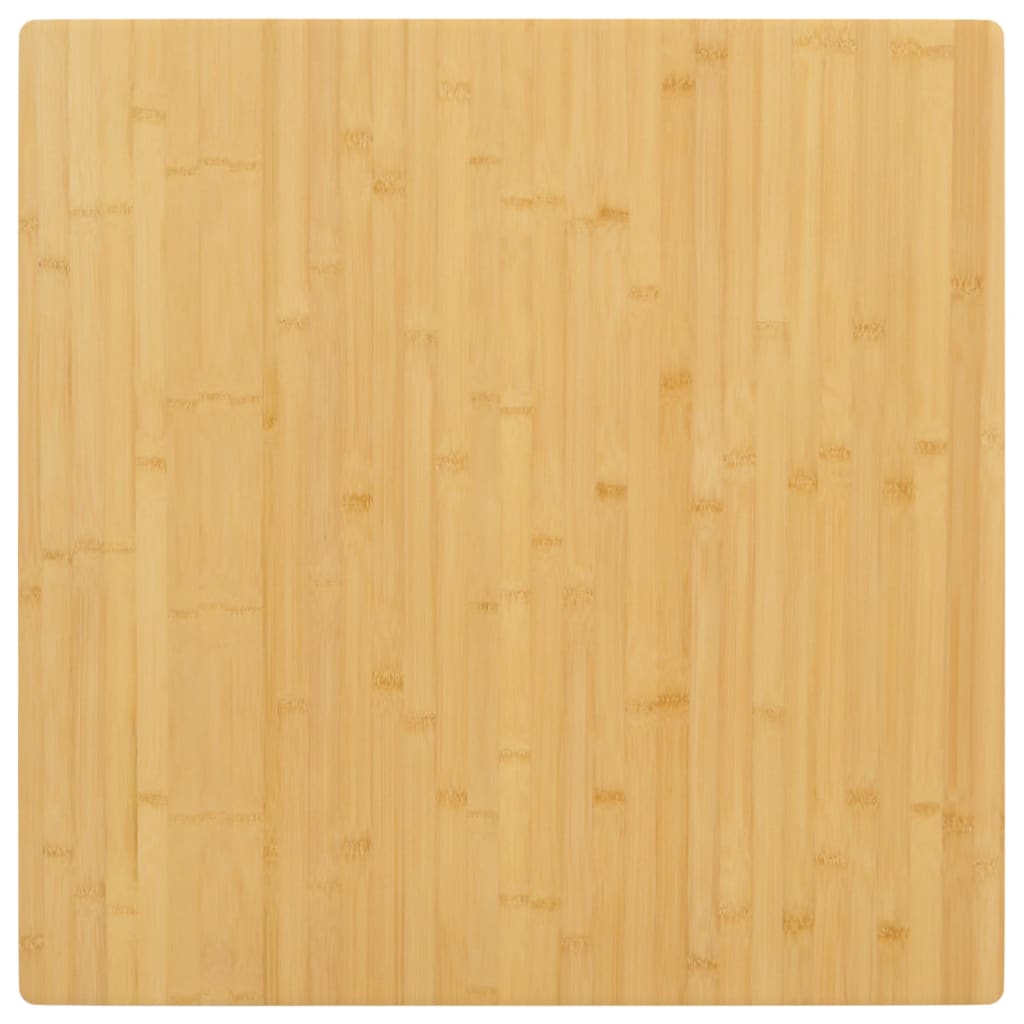vidaXL Stolová doska 80x80x4 cm bambus