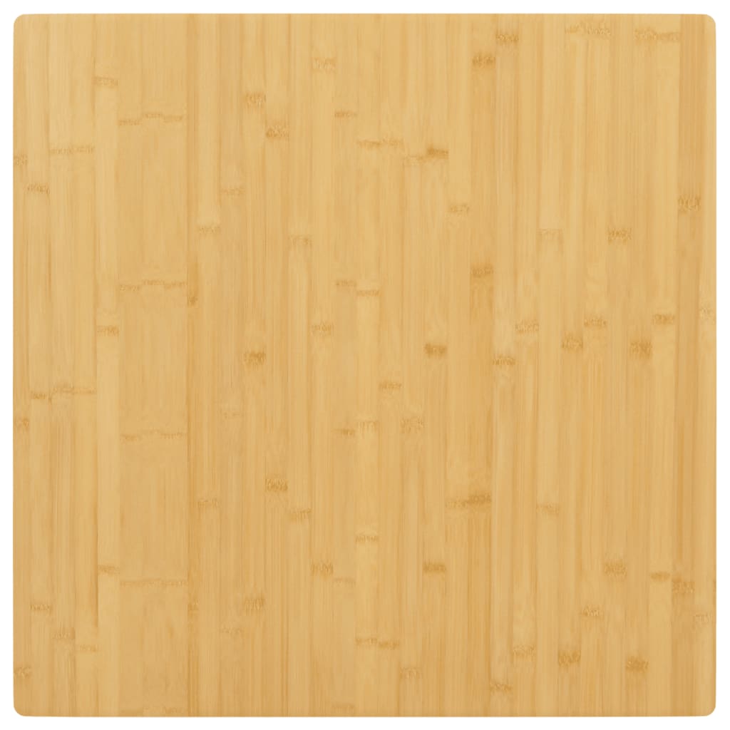 vidaXL Stolová doska 90x90x2,5 cm bambus