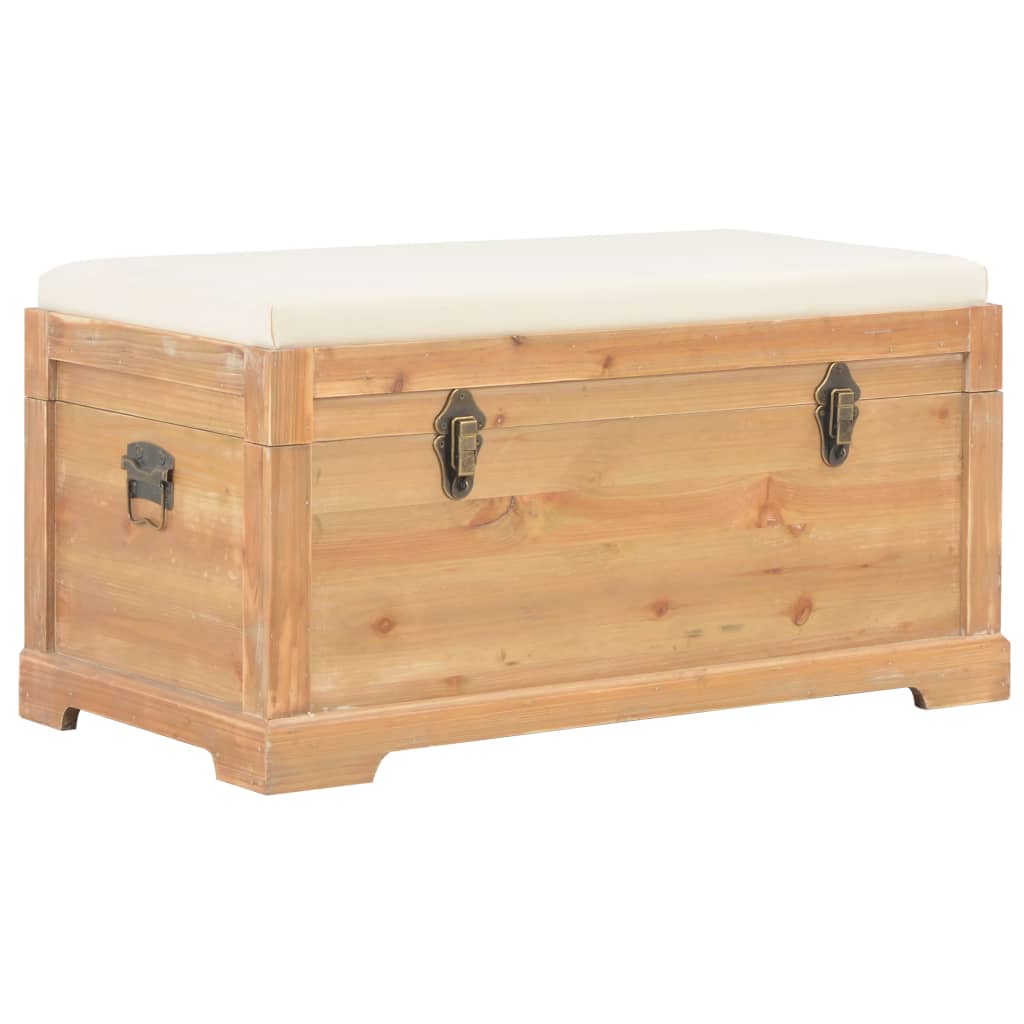 vidaXL Úložná truhlica s vankúšom 80x40x40 cm MDF