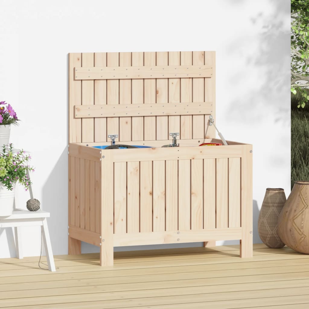 vidaXL Záhradný úložný box 76x42,5x54 cm masívna borovica