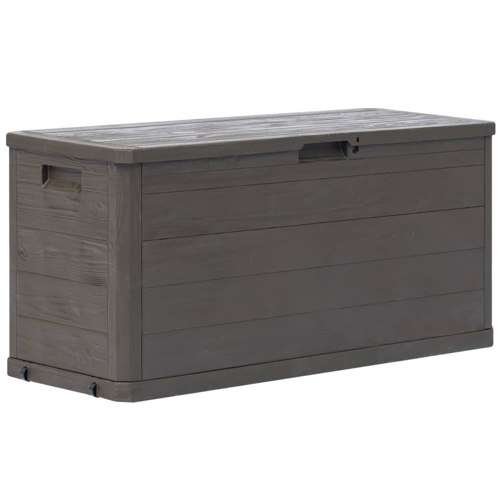 vidaXL Záhradný úložný box hnedý 280 l