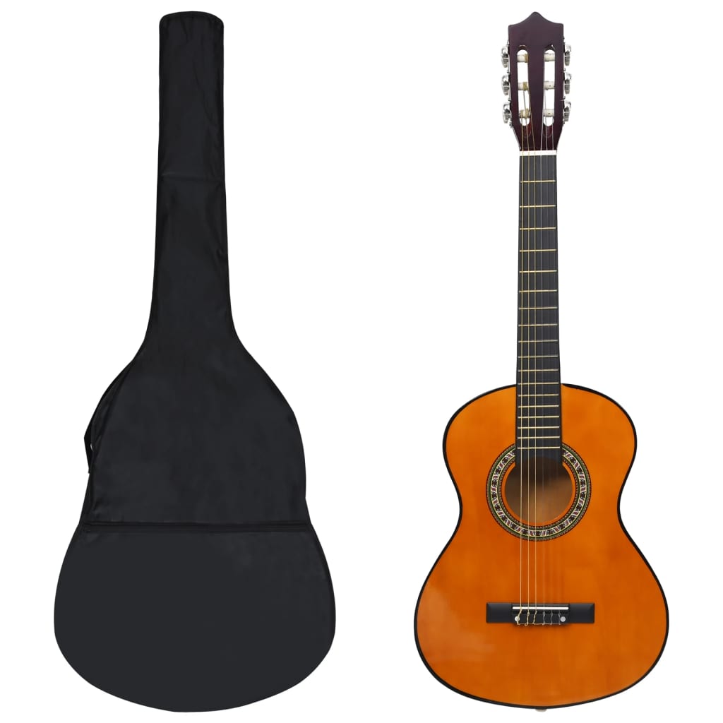 vidaXL 8-dielna klasická gitarová sada pre deti a začiatočníkov 1/2 34"