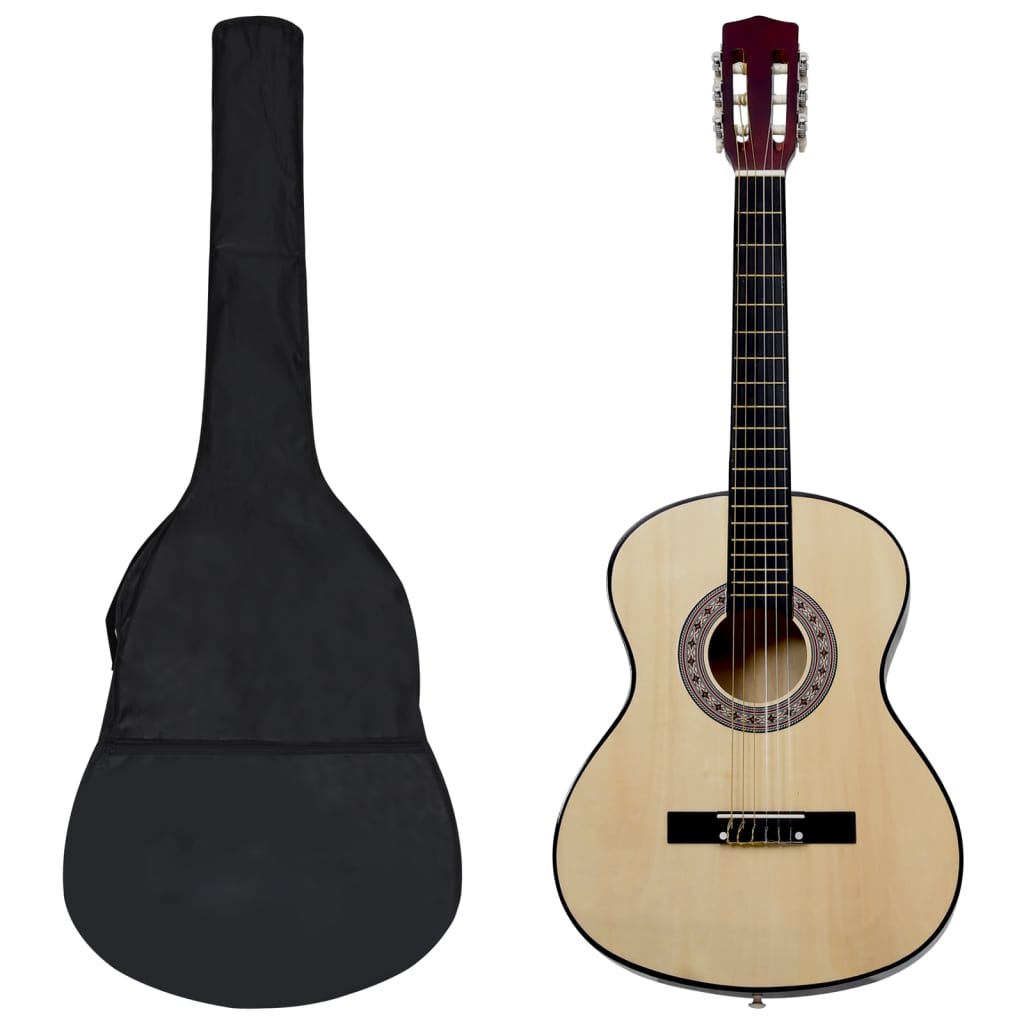 vidaXL 8-dielna klasická gitarová sada pre deti, začiatočníkov 3/4 36"