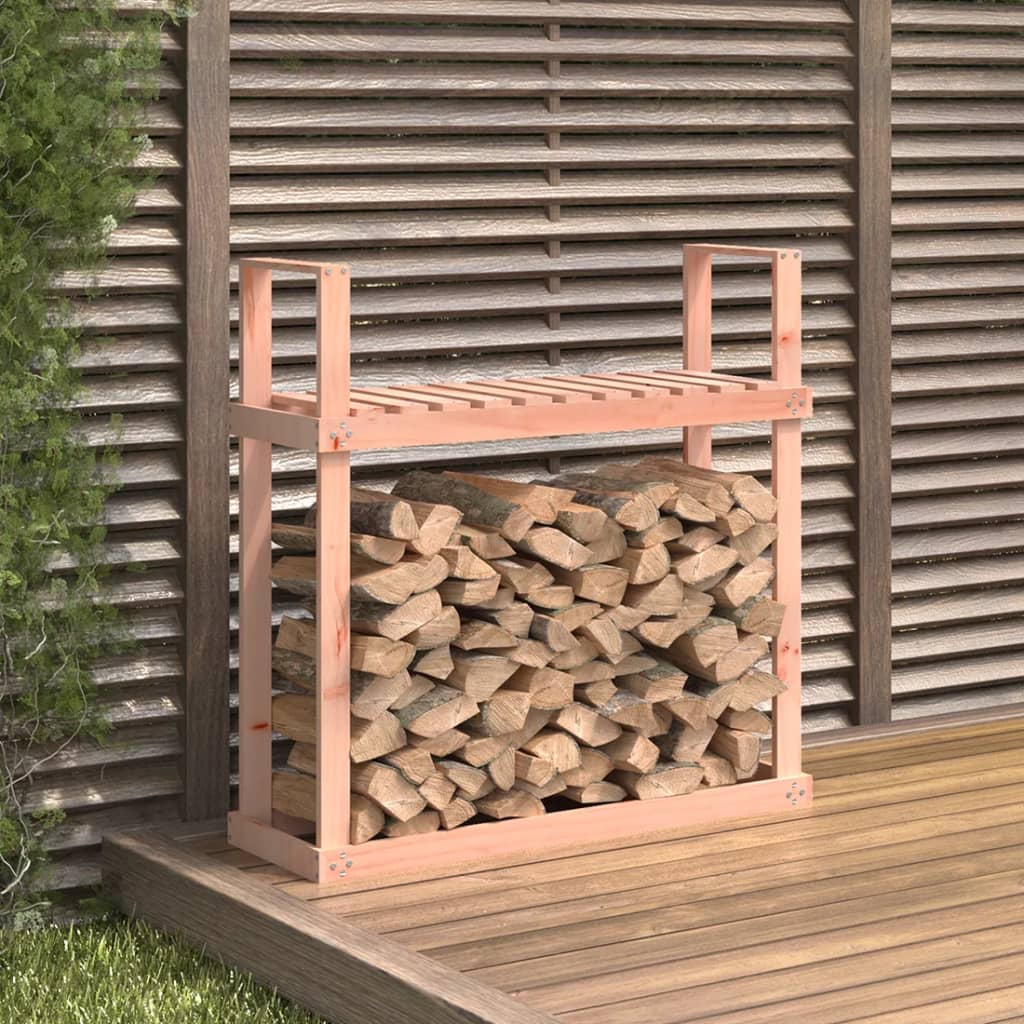 vidaXL Stojan na palivové drevo 110x35x108,5 cm douglasový masív