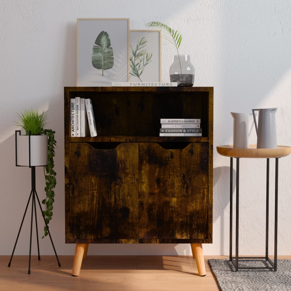 vidaXL Komoda údený dusonoma 60x30x72 cm drevotrieska