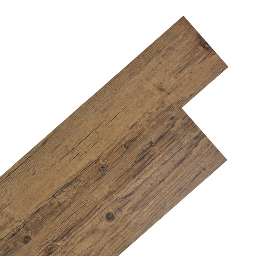 vidaXL Samolepiace podlahové dosky z PVC 5,02 m², 2 mm, hnedý orech