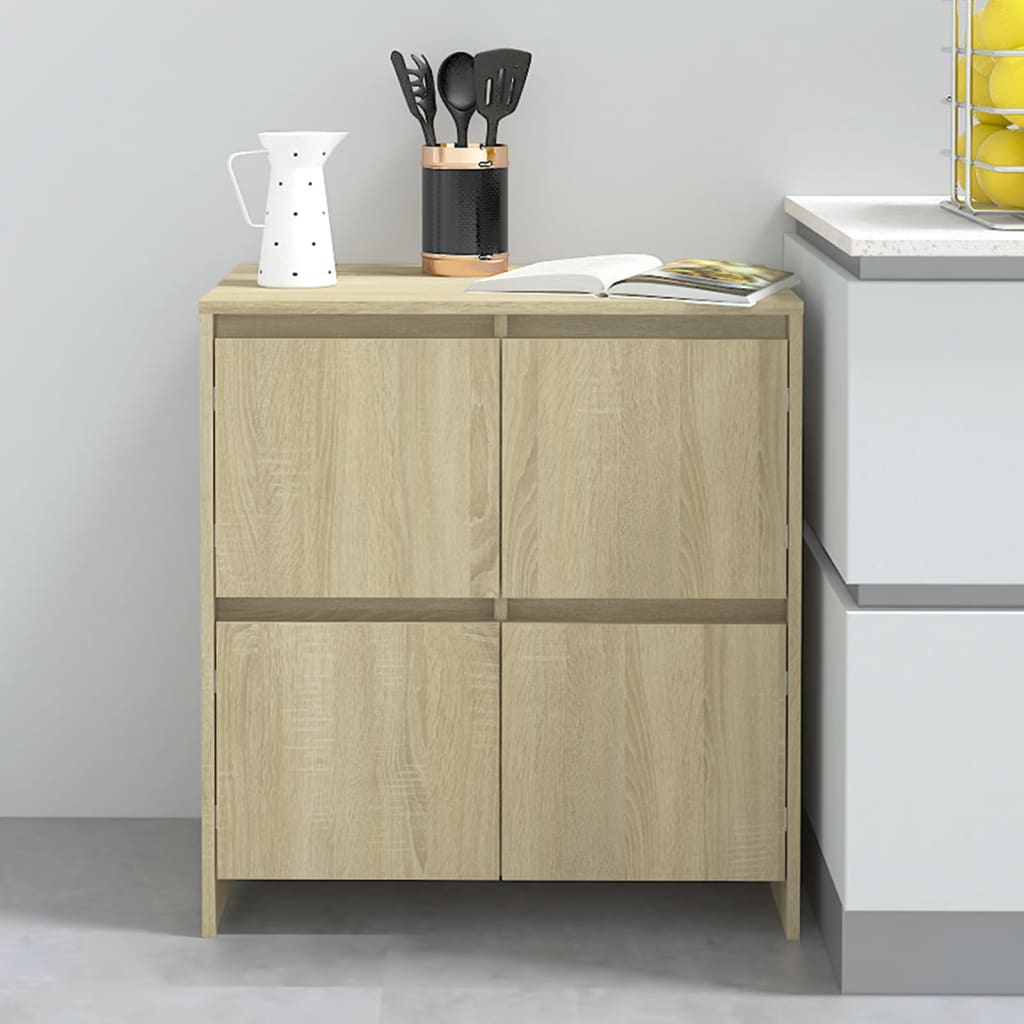 vidaXL Komoda dub sonoma 70x41x75 cm drevotrieska