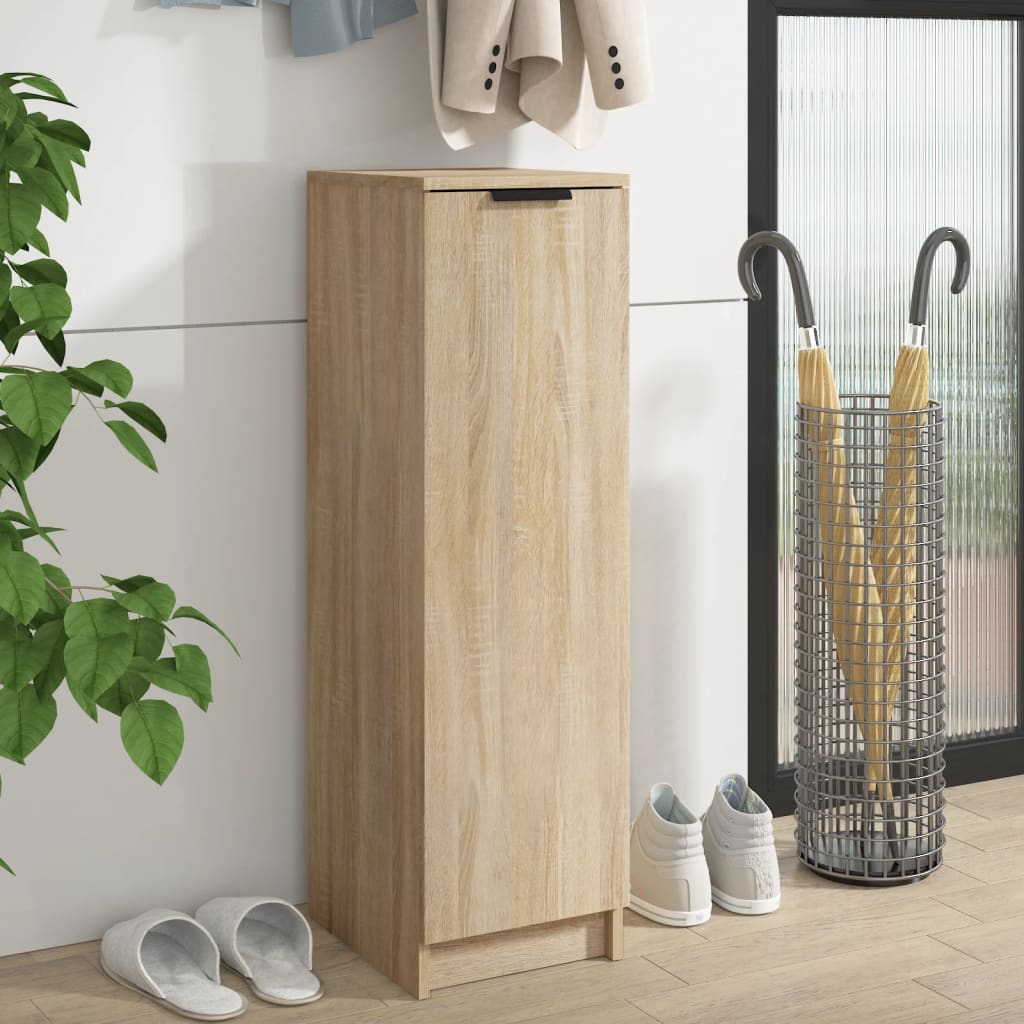 vidaXL Botník vo farbe dubu sonoma 30x35x70 cm spracované drevo