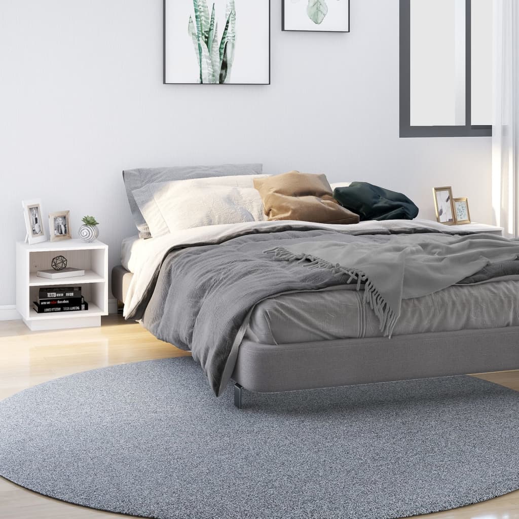 vidaXL Nočné stolíky 2 ks biele 40x34x40 cm masívne borovicové drevo