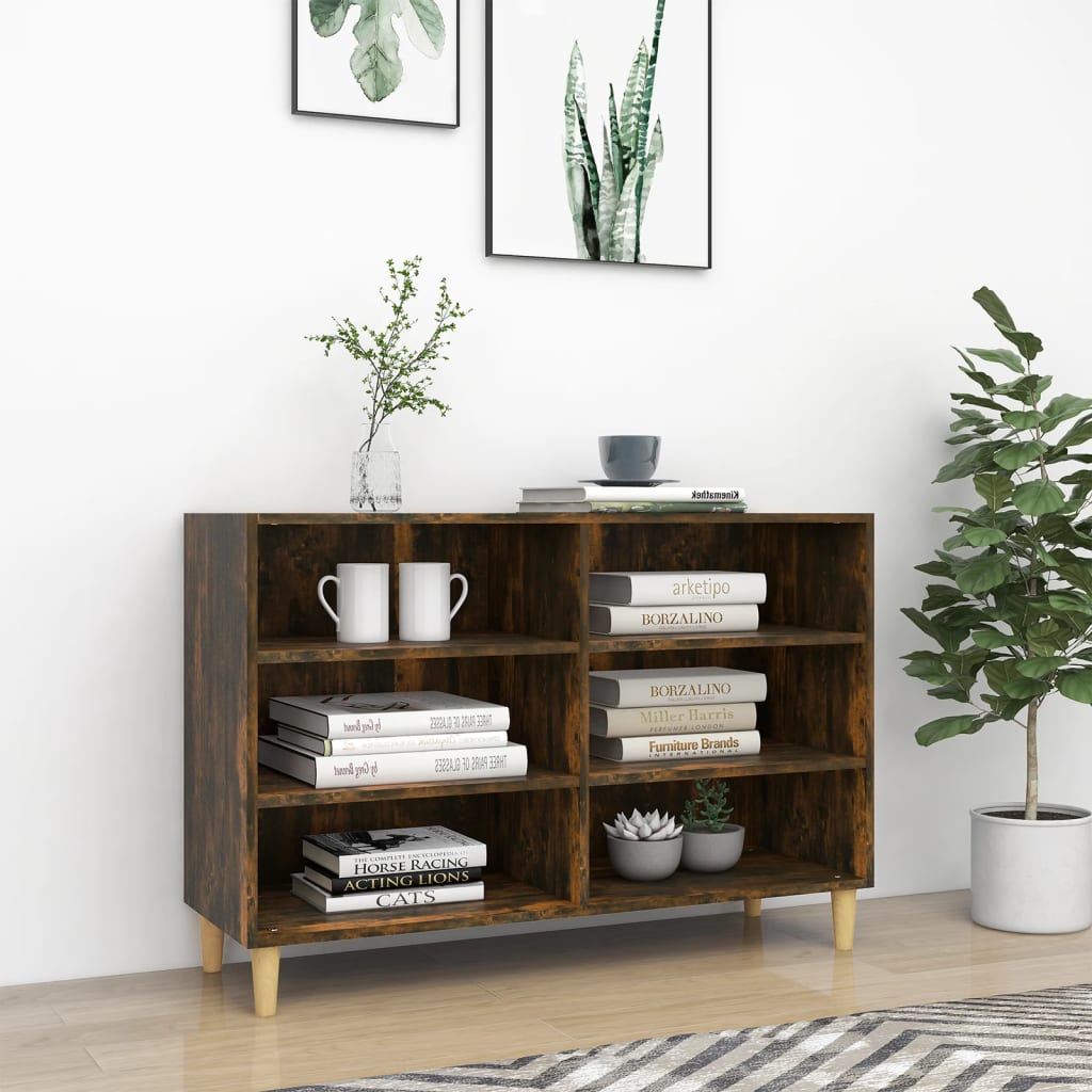 vidaXL Komoda, tmavý dub 103,5x35x70 cm, kompozitné drevo