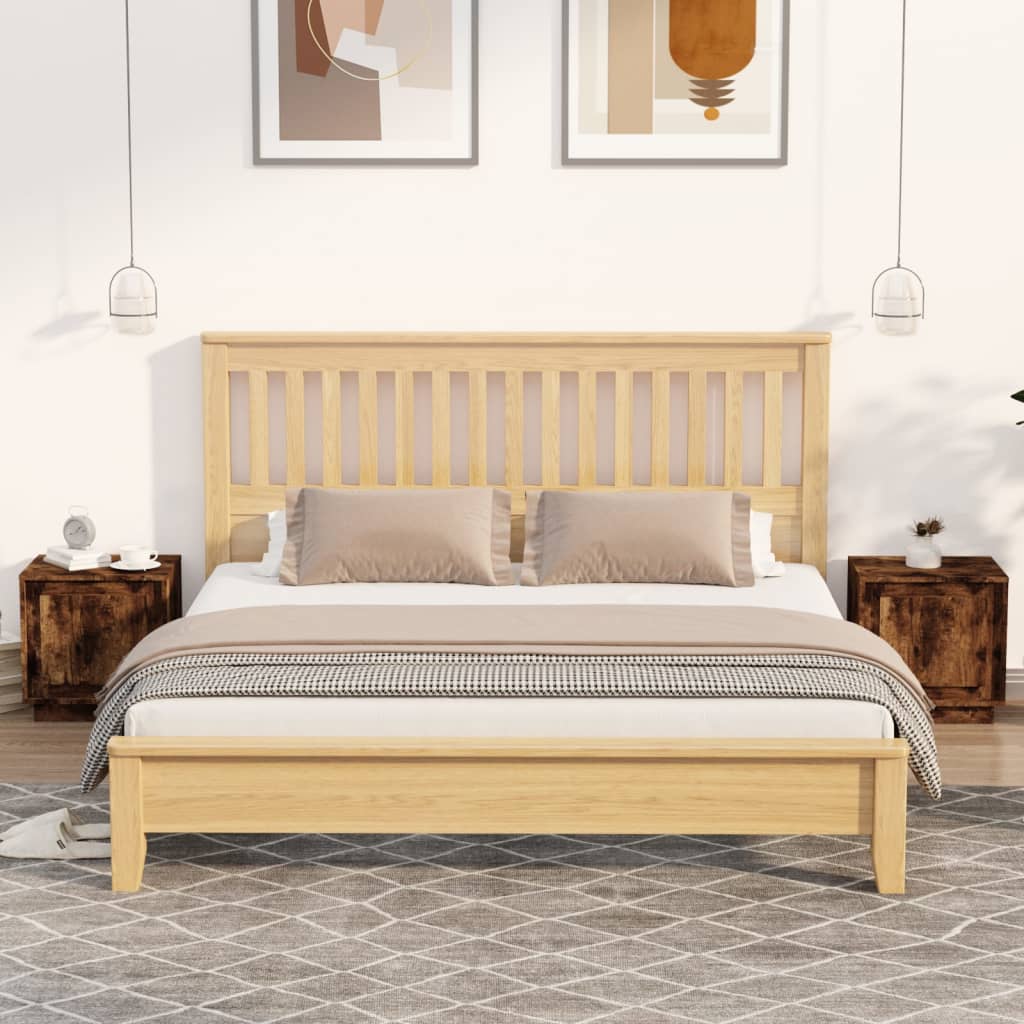 vidaXL Nočné stolíky 2 ks dymový dub 44x35x45 cm spracované drevo