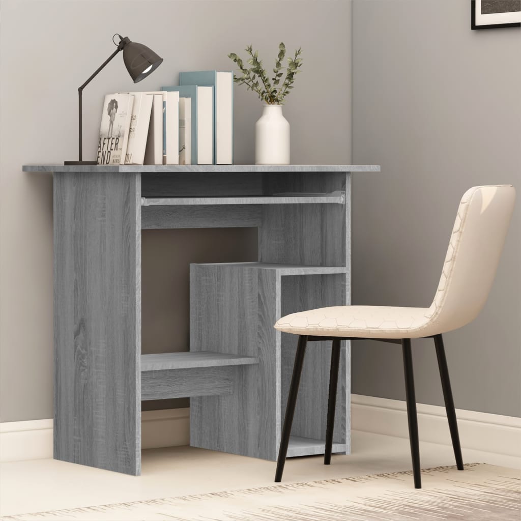 vidaXL Stôl sivý dub sonoma 80x45x74 cm spracované drevo
