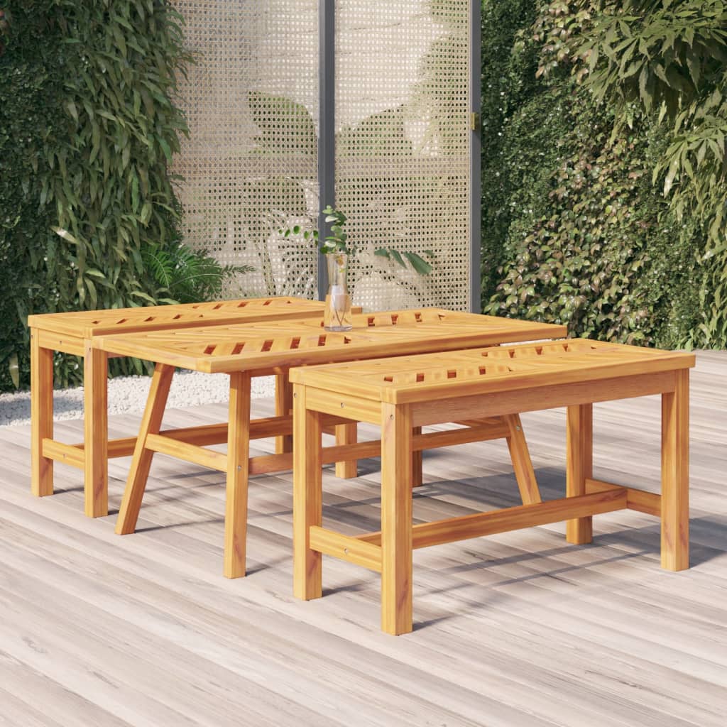 vidaXL Konferenčný stolík 100x50x45 cm masívne akáciové drevo