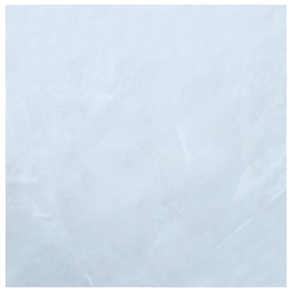 vidaXL Samolepiace podlahové dosky 5,11 m², PVC, biely mramor