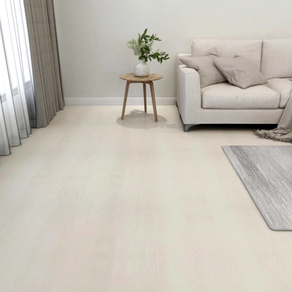 vidaXL Samolepiace podlahové dosky 55 ks, PVC 5,11 m², béžové