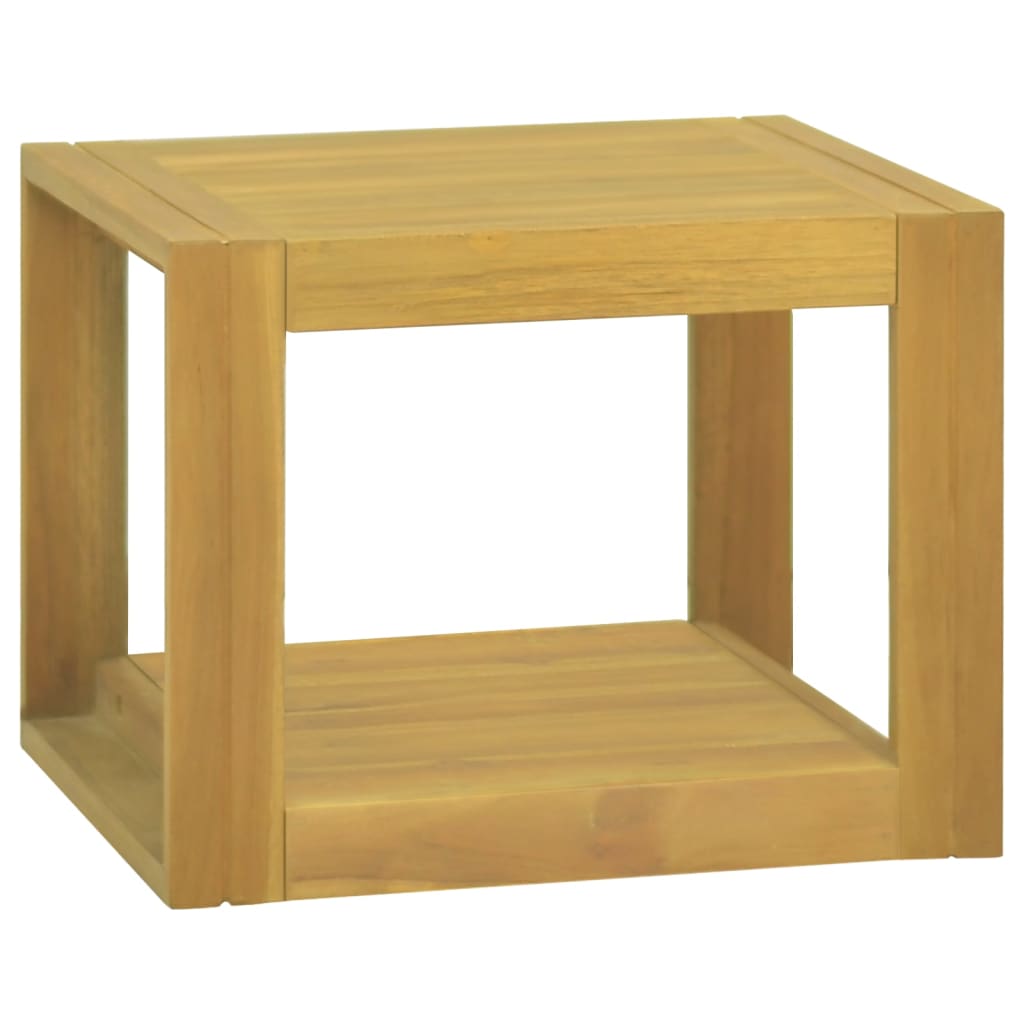 vidaXL Nástenná kúpeľňová skrinka 45x45x35 cm masívne teakové drevo