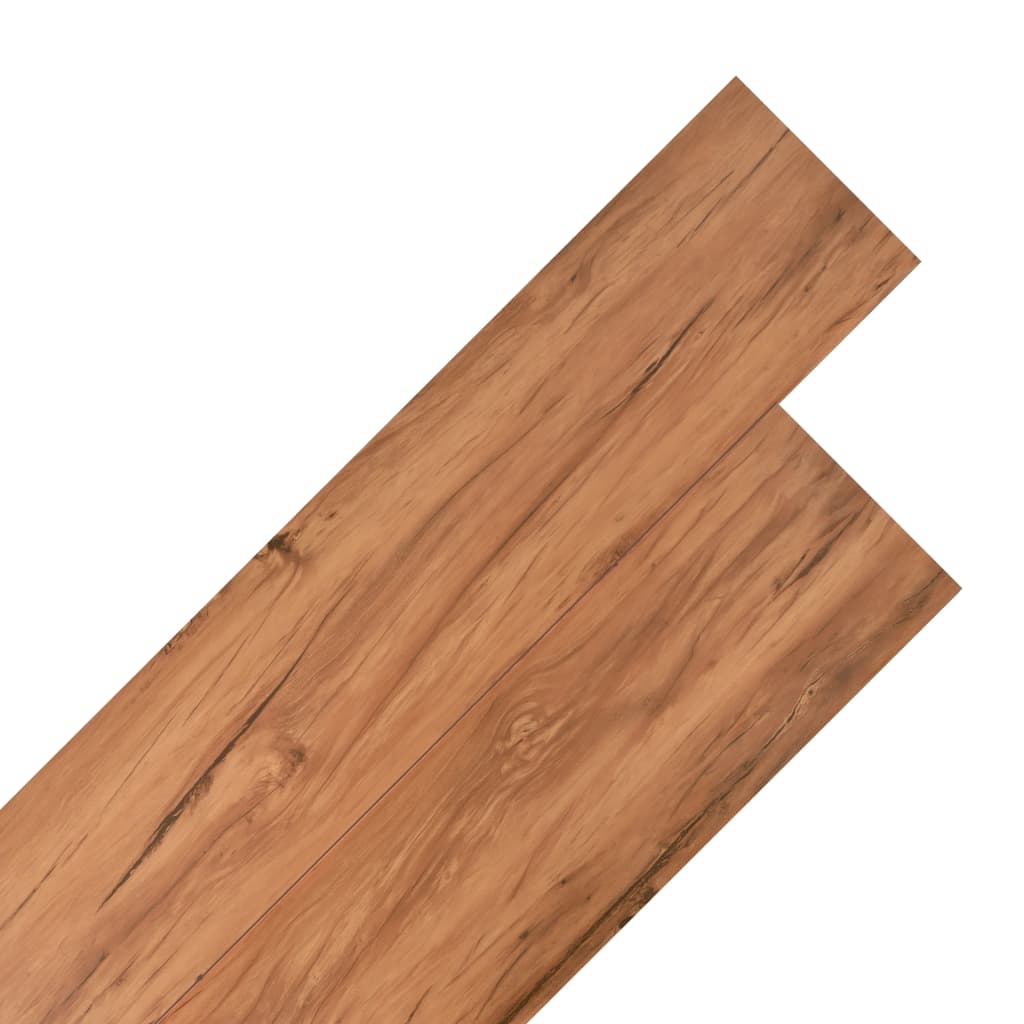 vidaXL Nesamolepiace podlahové dosky, PVC 5,26 m² 2 mm, prírodný brest
