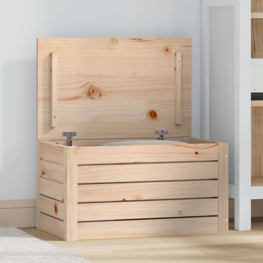 vidaXL Úložný box 59,5x36,5x33 cm masívna borovica