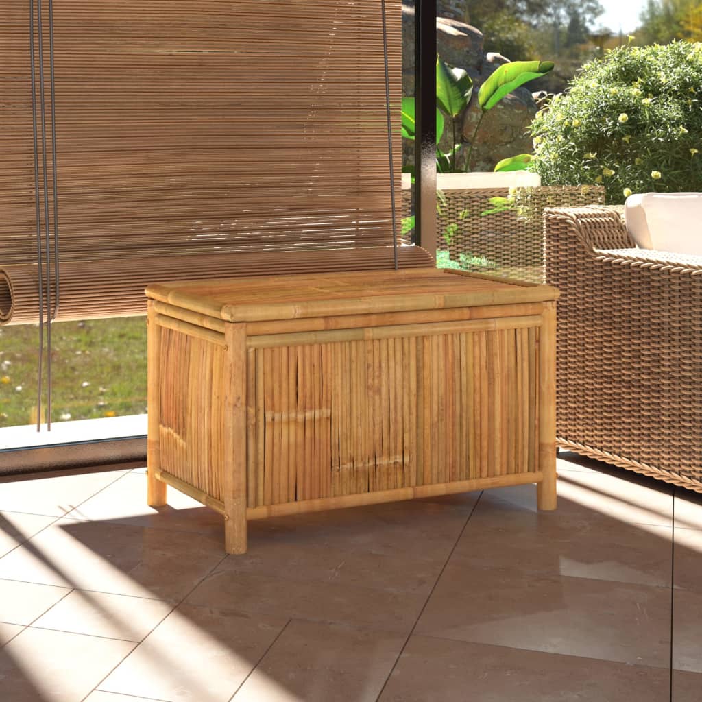 vidaXL Záhradný úložný box 90x52x55 cm bambus
