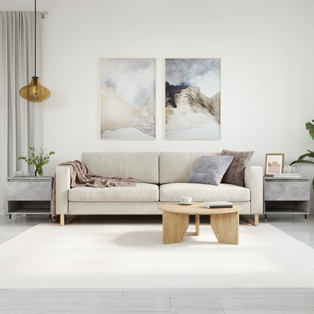 vidaXL Konferenčné stolíky 2 ks betónovo sivé 50x46x50 cm komp. drevo