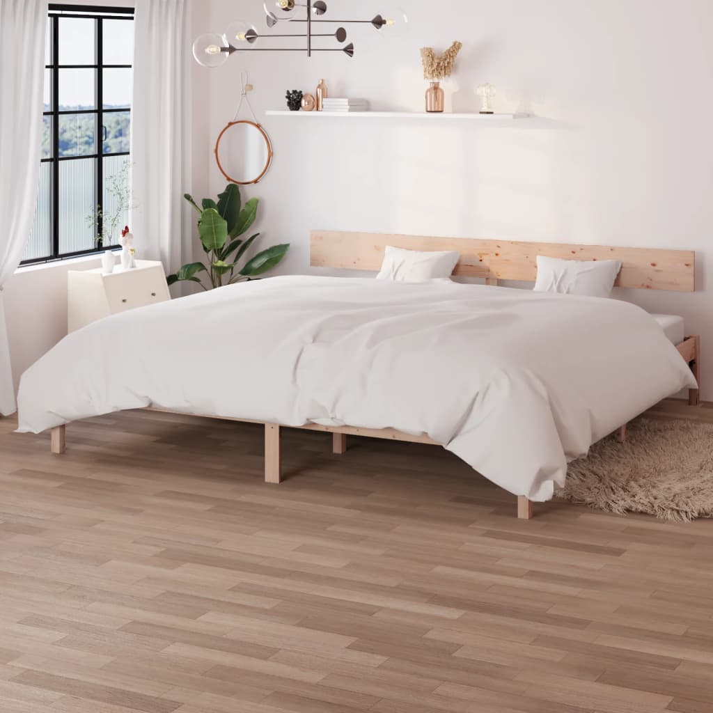 vidaXL Posteľný rám borovicový masív 180x200 cm UK veľká manželská
