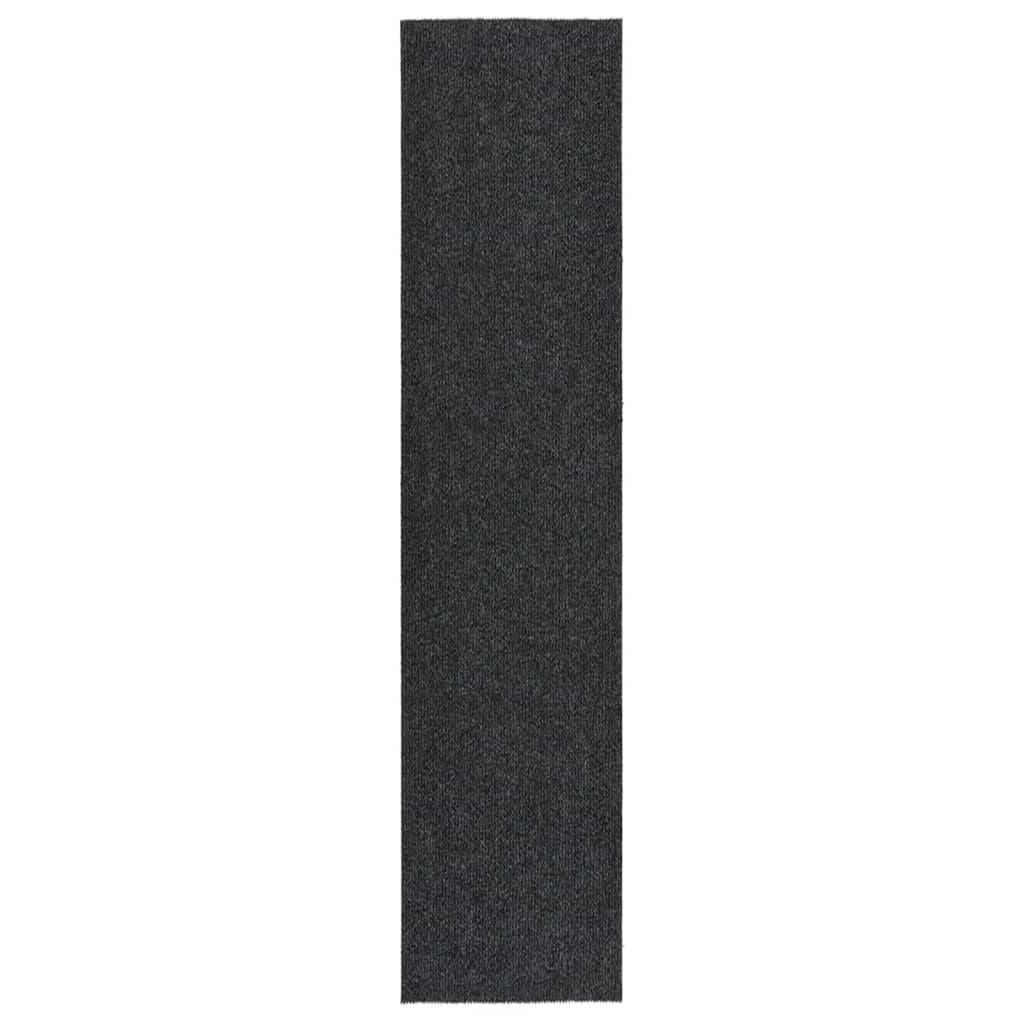 vidaXL Rohož na zachytávanie nečistôt 100x450 cm antracitová