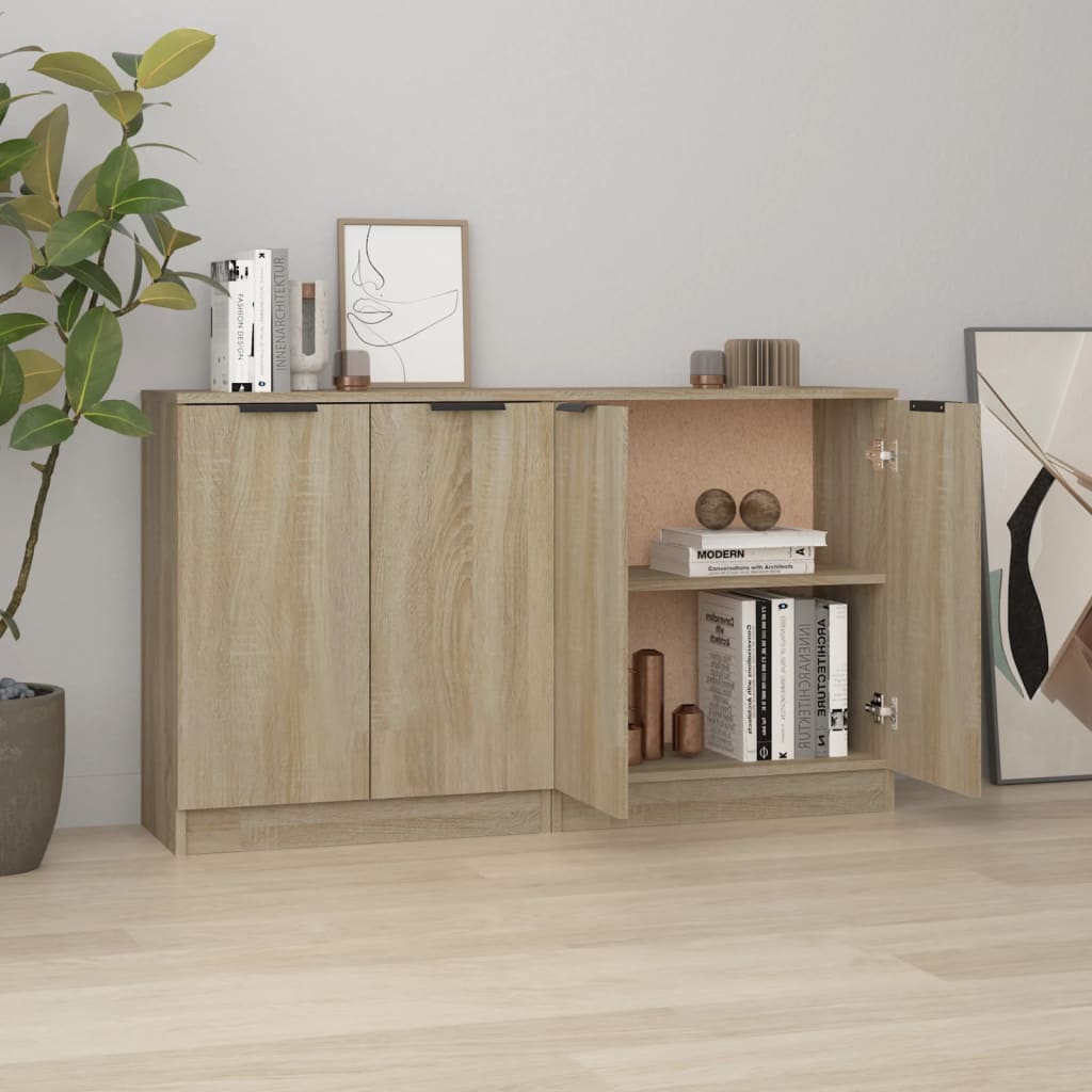 vidaXL Komody 2 ks dub sonoma 60x30x70 cm spracované drevo