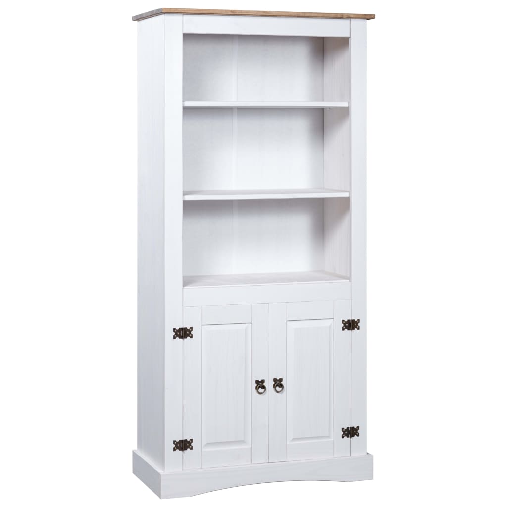 vidaXL Skrinka biela 80x40x170 cm mexická borovica Corona Range