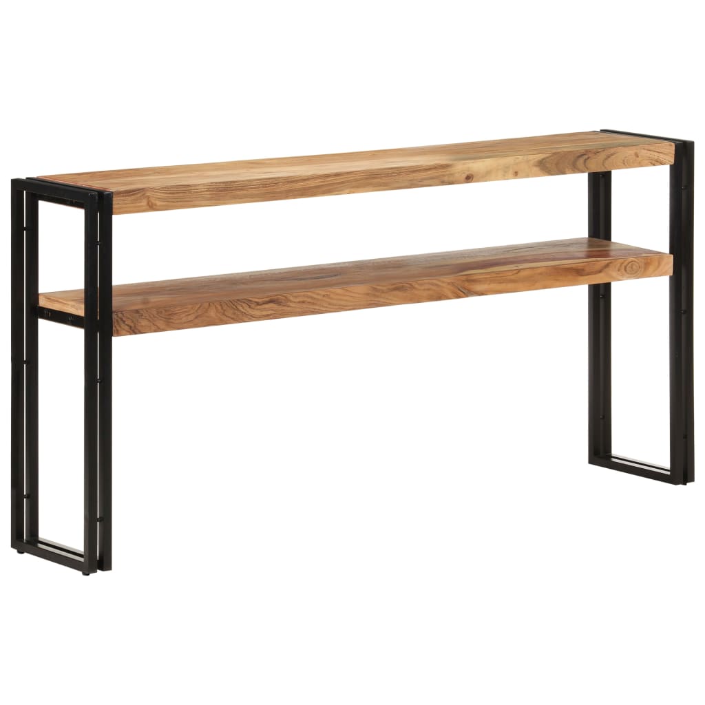 vidaXL Konzolový stolík 150x30x75 cm masívne akáciové drevo