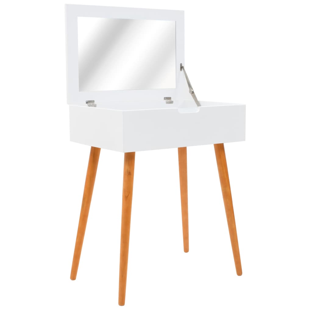 vidaXL Toaletný stolík so zrkadlom MDF 60x40x75 cm