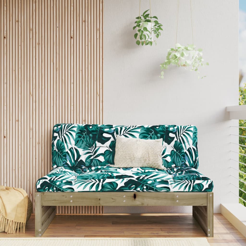 vidaXL Záhradná stredová pohovka 120x80 cm impregnovaná borovica
