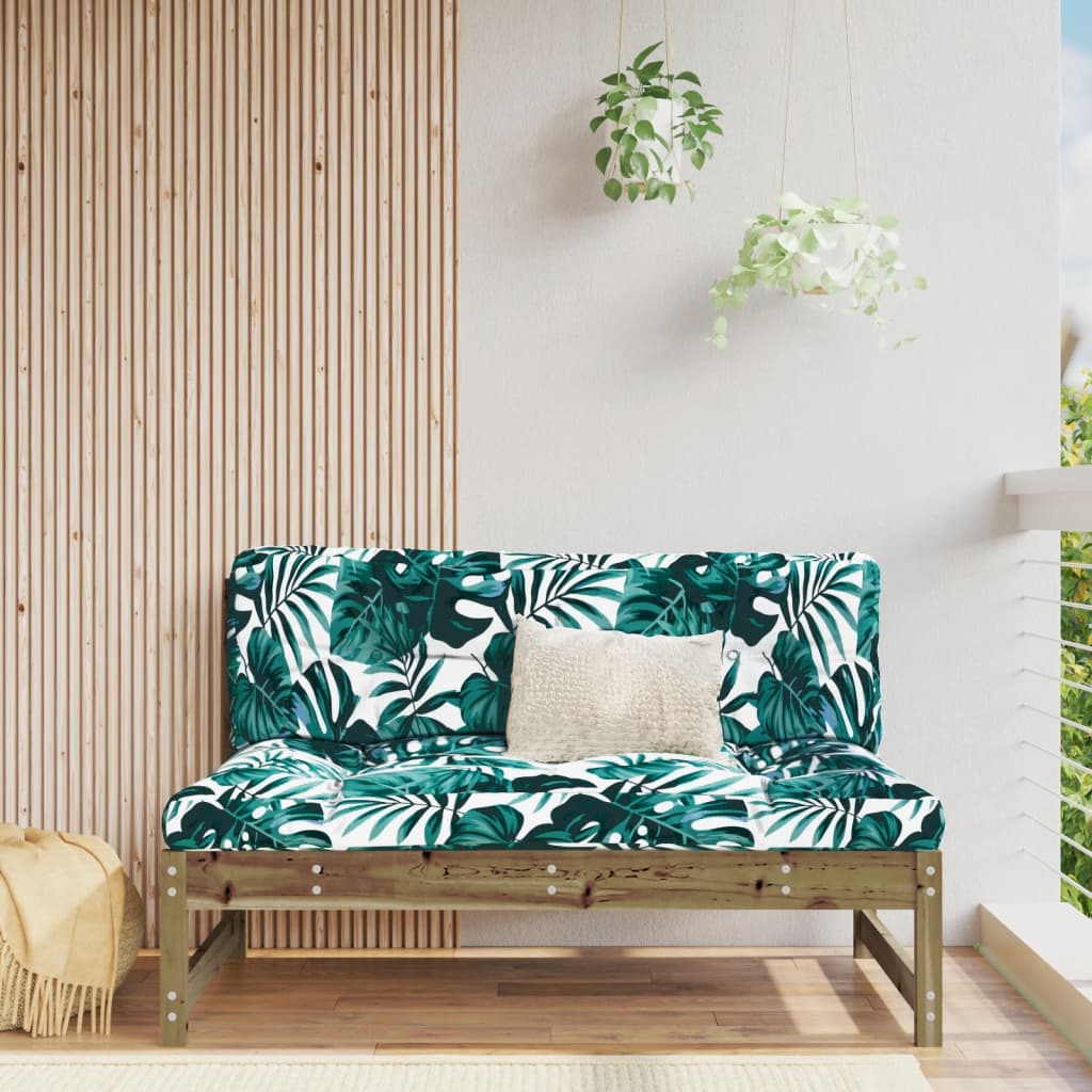 vidaXL Záhradná stredová pohovka 120x80 cm impregnovaná borovica