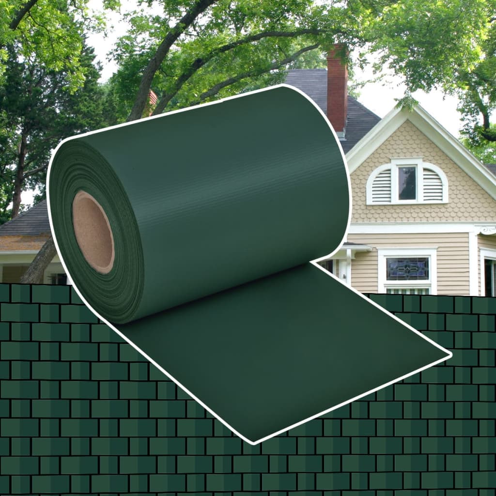 vidaXL Záhradná tieniaca sieť, PVC 70x0,19 m, zelená