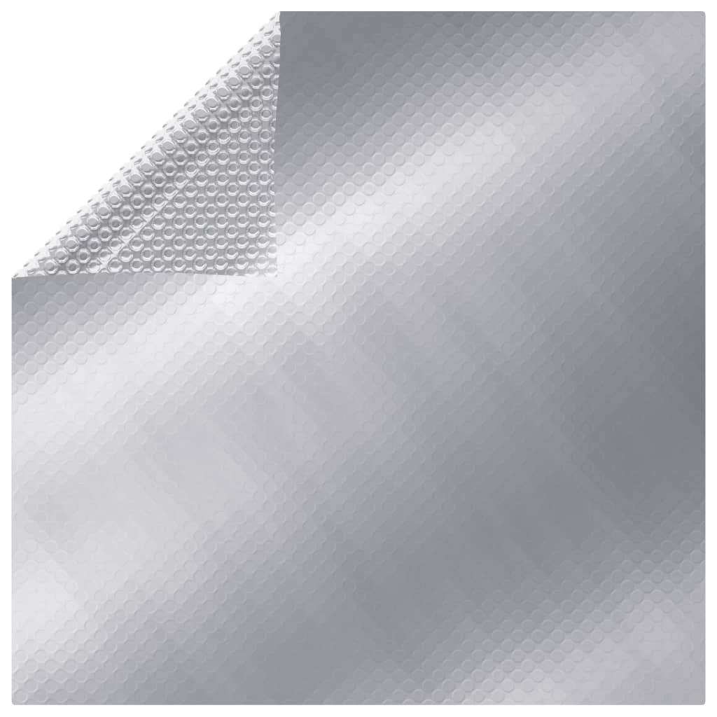 vidaXL Obdĺžniková bazénová plachta 800x500 cm, PE, strieborná