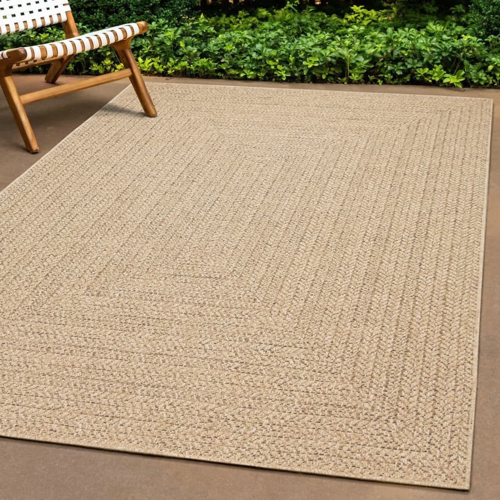 vidaXL Koberec 200x290 cm jutový vzhľad interiérový a exteriérový