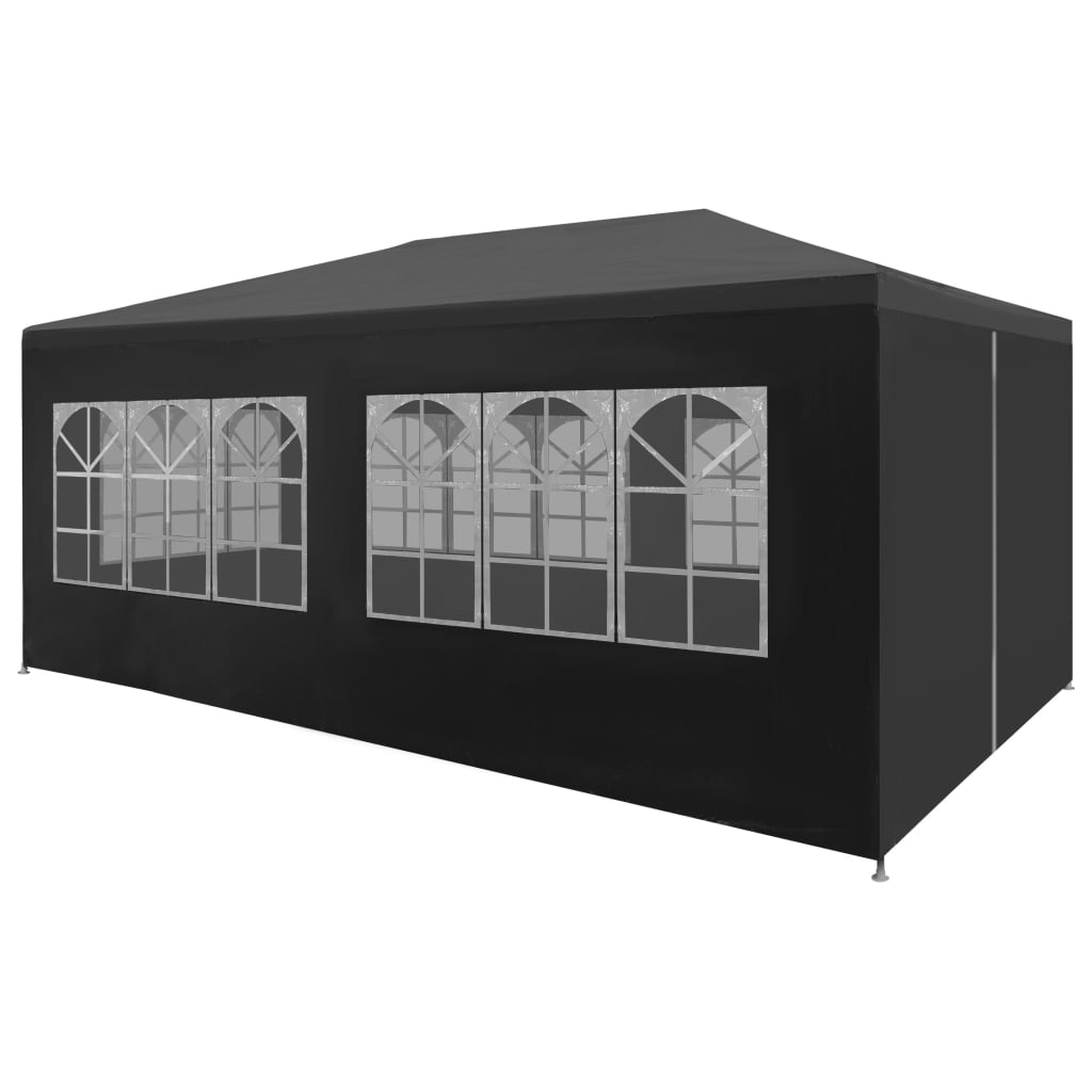 vidaXL Párty stan 3x6 m, antracitový